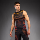 Рашгард - Venum Quetzal Fury Sleeveless Rashguard - Black/Fury Red/ Tangerine​